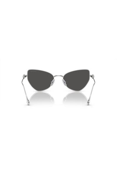 Swarovski Woman Irregular Sunglasses- Sk 7011 - Lense Size:56mm - Silver