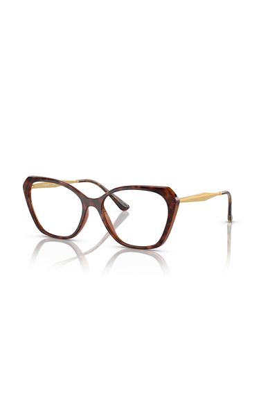 Vogue Woman Irregular Eyeglasses- Vo 5522 - Lense Size:52mm - Top Havana/light Brown