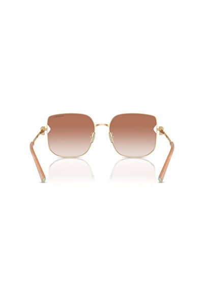 Tiffany Woman Square Sunglasses- Tf 3105d - Lense Size:58mm - Pale Gold