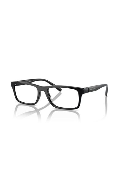 Armani Exchange Man Rectangle Eyeglasses- Ax 3115 - Lense Size:55mm - Shiny Black