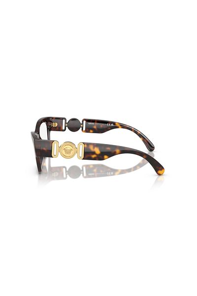 Versace Woman Cat Eye Eyeglasses- Ve 3367u - Lense Size:52mm - Havana