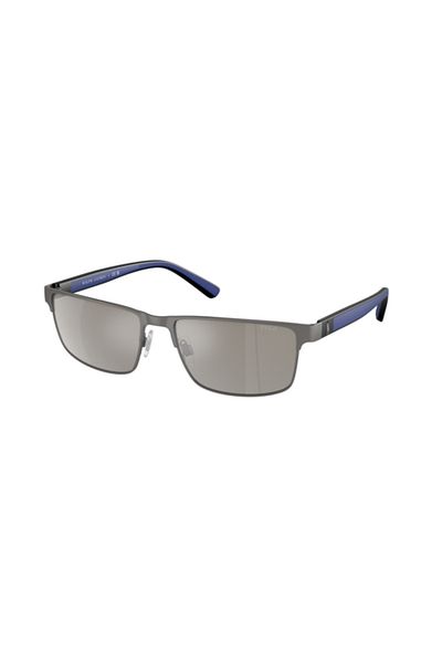 Polo Man Rectangle Sunglasses- Ph 3155 - Lense Size:57mm - Matte Gunmetal