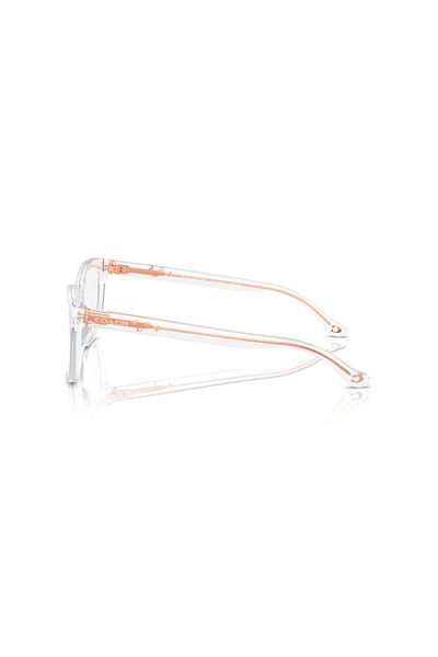 Coach Woman Square Eyeglasses- Hc 6242u - Lense Size:53mm - Transparent Clear