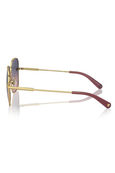 Versace Woman Square Sunglasses- Ve 2246d - Lense Size:59mm - Gold