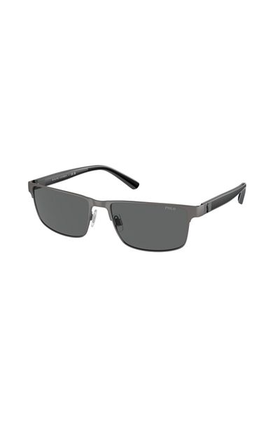 Polo Man Rectangle Sunglasses- Ph 3155 - Lense Size:57mm - Matte Gunmetal