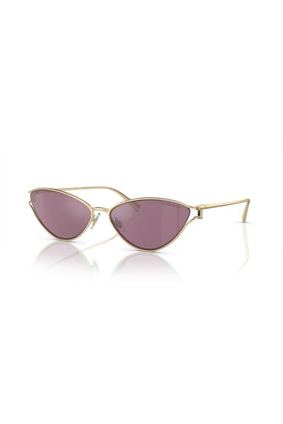 Tiffany Woman Cat Eye Sunglasses- Tf 3095 - Lense Size:61mm - Pale Gold