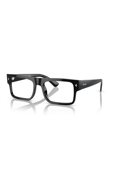 Prada Man Rectangle Eyeglasses- Pr A01v - Lense Size:55mm - Black