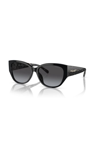 Coach Woman Rectangle Ch563 Sunglasses- Hc 8362u - Lense Size:57mm - Black