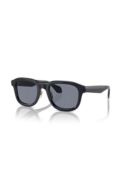 Giorgio Armani نظارة شمسية مربعة للرجال - Ar 8206 - مقاس العدسة: 51 مم - أزرق شفاف