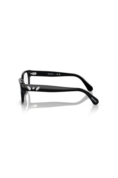Swarovski Woman Pillow Eyeglasses- Sk 2007 - Lense Size:52mm - Black