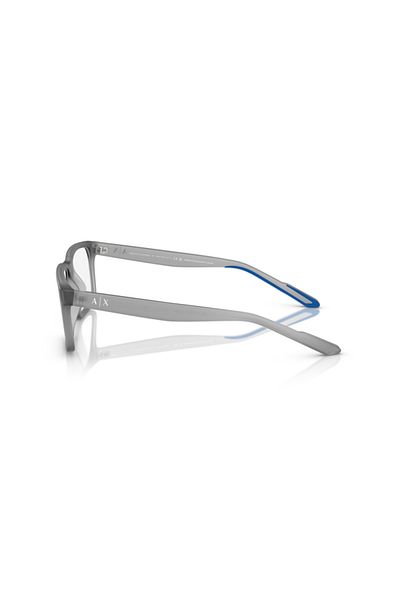 Armani Exchange Man Rectangle Eyeglasses- Ax 3118u - Lense Size:55mm - Matte Opal Grey