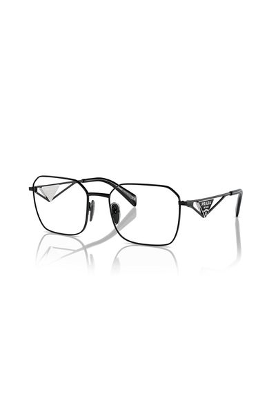 Prada Woman Irregular Eyeglasses- Pr A51v - Lense Size:53mm - Black