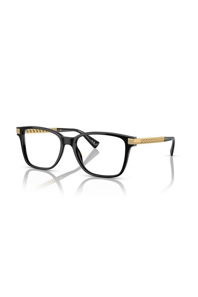 Versace Man Square Eyeglasses- Ve 3340u - Lense Size:55mm - Black