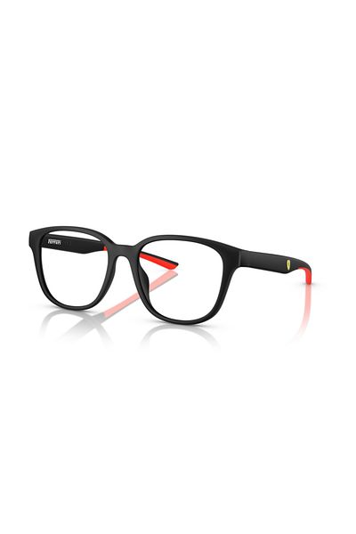 Scuderia Ferrari Ferrari Scuderia Unisex Round Eyeglasses- Fz 8015u - Lense Size:52mm - Matte Black