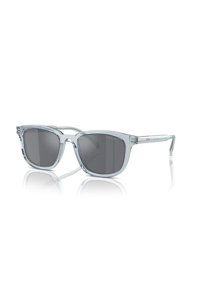 Prada 0PR A21S 19T17553 Man Acetate Transparent azure Pillow full frame for Adult