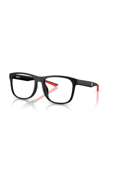 Scuderia Ferrari Ferrari Scuderia Unisex Square Eyeglasses- Fz 8014d - Lense Size:54mm - Matte Black