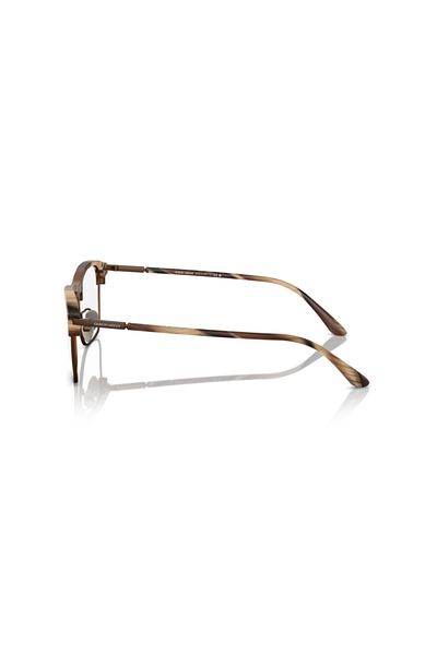 Giorgio Armani Man Rectangle Eyeglasses- Ar 7262 - Lense Size:54mm - Matte Brown Horn