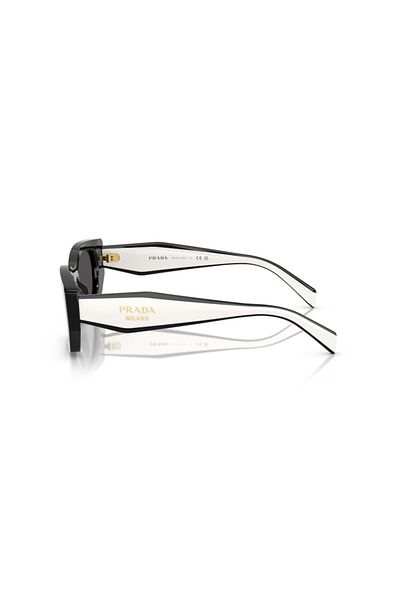 Prada Woman Pillow Sunglasses- Pr B05s - Lense Size:53mm - Black
