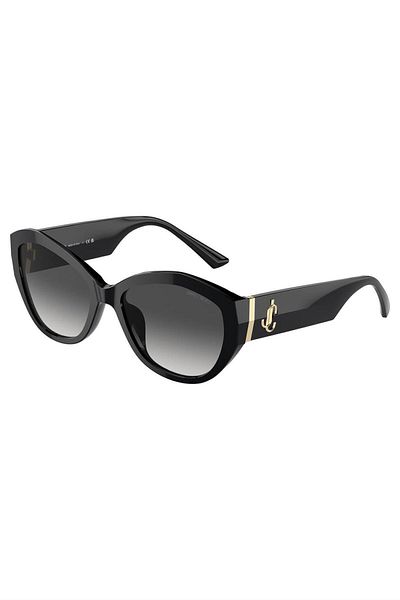 Jimmy Choo Woman Butterfly Sunglasses- Jc 5013u - Lense Size:55mm - Black