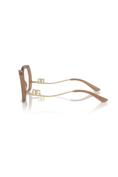 Dolce&Gabbana Dolce & Gabbana Woman Irregular Eyeglasses- Dg 3390b - Lense Size:56mm - Opal Beige