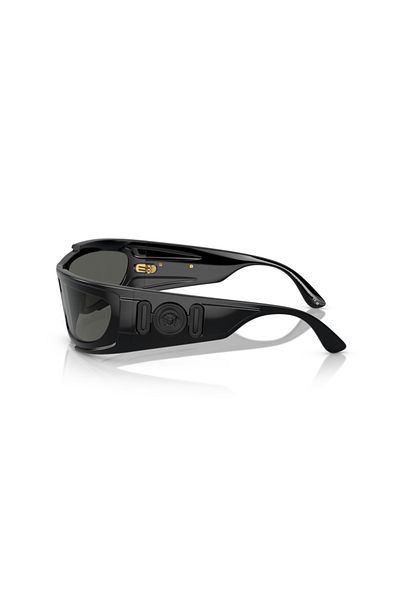 Versace Man Rectangle Sunglasses- Ve 4446 - Lense Size:67mm - Black