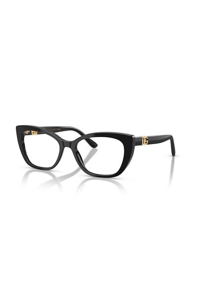 Dolce&Gabbana Dolce & Gabbana Woman Cat Eye Eyeglasses- Dg 3398 - Lense Size:54mm - Black