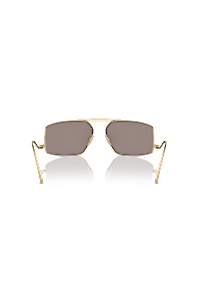 Ferrari Unisex Rectangle Sunglasses- Fh 1008 - Lense Size:64mm - Pale Gold