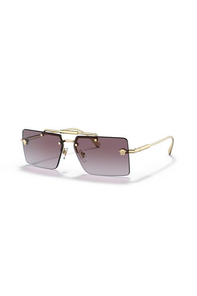 Versace model 0VE2245 10028H60 Metal Rectangle Gold for Adult Female