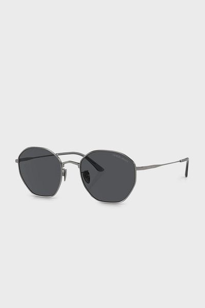 Giorgio Armani Man Square Sunglasses- Ar 6150 - Lense Size:53mm - Matte Gunmetal