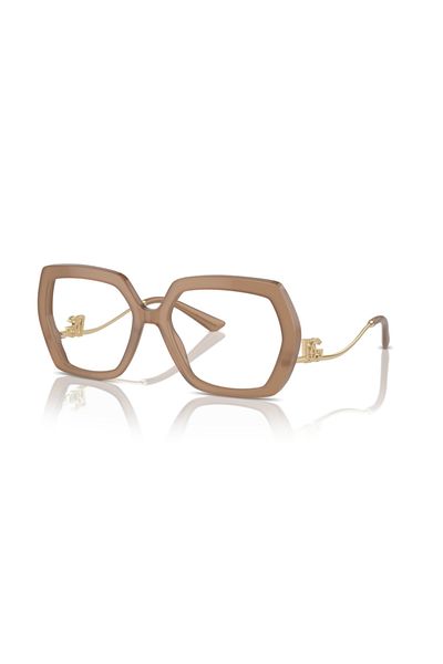 Dolce&Gabbana Dolce & Gabbana Woman Irregular Eyeglasses- Dg 3390b - Lense Size:56mm - Opal Beige