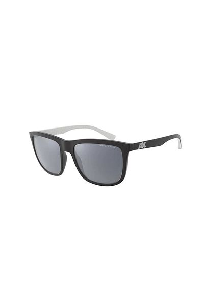Armani Exchange Man Square Sunglasses- Ax 4093s - Lense Size:56mm - Matte White/matte Black