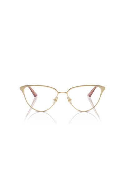 Jimmy Choo Woman Cat Eye Eyeglasses- Jc 2002 - Lense Size:53mm - Pale Gold