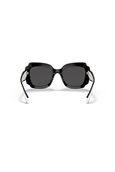 Prada Woman Irregular Sunglasses- Pr 16ys - Lense Size:52mm - Black