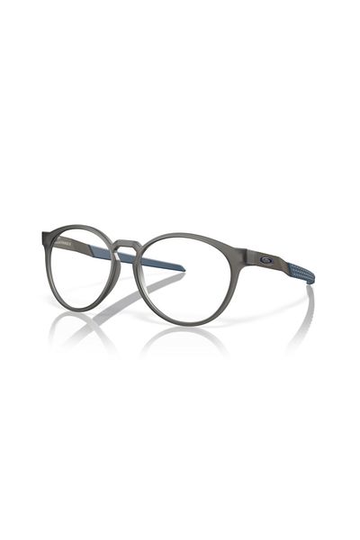 Oakley Ophthalmic Man Round Eyeglasses- Oo 8184 - Lense Size:53mm - Satin Grey Smoke