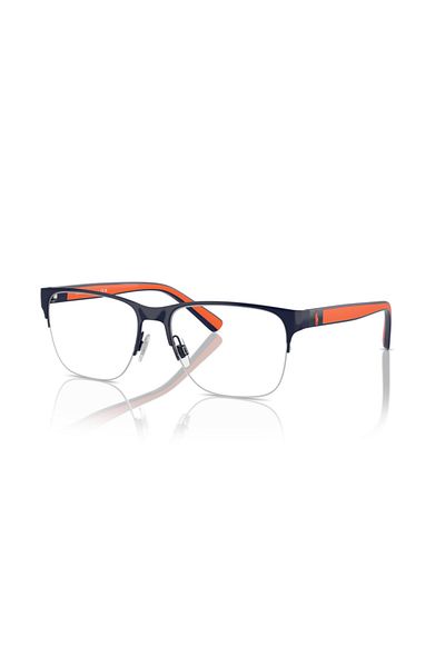 Polo Ralph Lauren Man Square Eyeglasses- Ph 1228 - Lense Size:54mm - Shiny Navy Blue