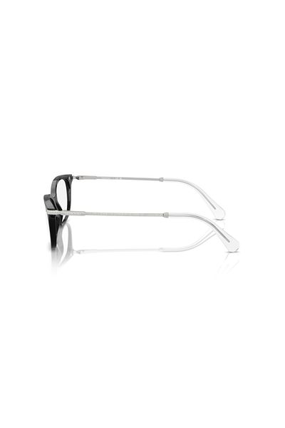 Swarovski Woman Rectangle Eyeglasses- Sk 2017 - Lense Size:52mm - Black