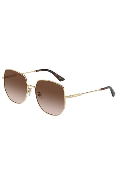 Jimmy Choo Woman Phantos Sunglasses- Jc 4006bd - Lense Size:58mm - Pale Gold