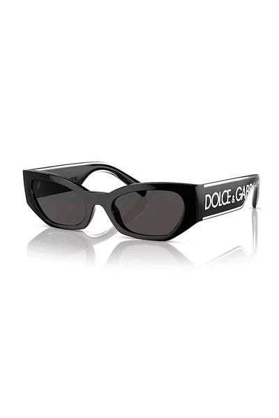 Dolce&Gabbana Dolce & Gabbana Woman Cat Eye Sunglasses- Dg 6186 - Lense Size:52mm - Black