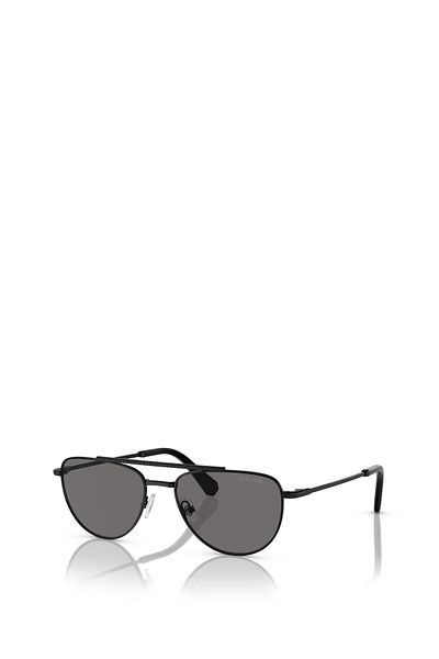 Swarovski Woman Irregular Sunglasses- Sk 7007 - Lense Size:53mm - Black