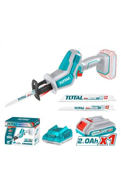 TOTAL Rechargeable Li-ion Reciprocating Saw 20v