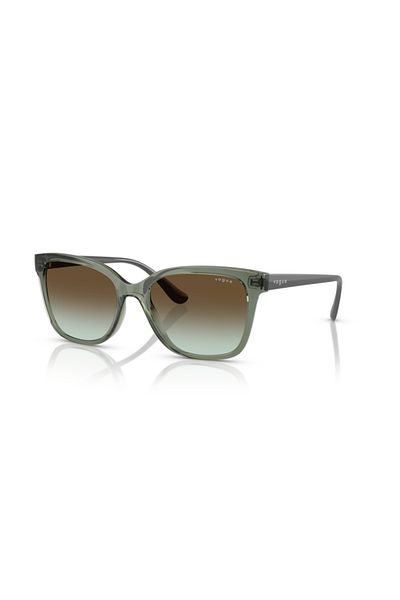 Vogue Woman Pillow Sunglasses- Vo 5426s - Lense Size:54mm - Transparent Mallard Green