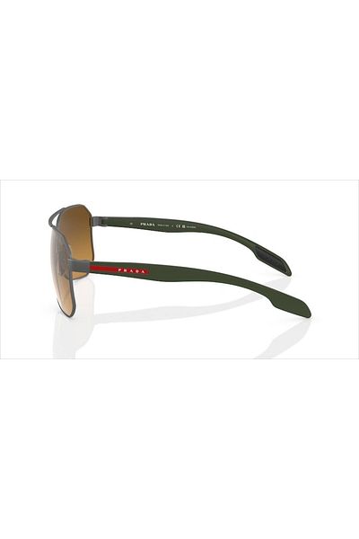 Prada Linea Rossa Sunglasses Model S;;51vs, 62, Dg1, 741 Brown For Male