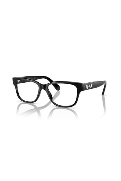 Swarovski Woman Pillow Eyeglasses- Sk 2007 - Lense Size:52mm - Black