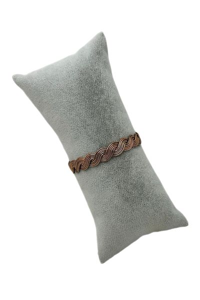 Han Ticarethane Spiral Filigree Model Copper Bracelet