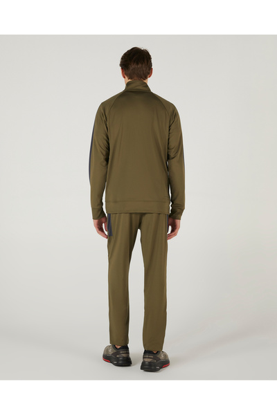 SKECHERS M Performance Coll. Suit Track Suit Erkek Haki Eşofman Takımı S212165-801