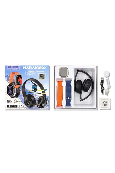 MARAKOKO Watch and Headphone Package MARAKOKO-3IN2-SW002