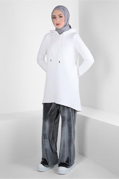 Alvina HOODED QUILTED TUNIC 44364