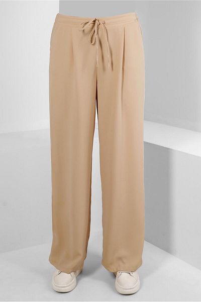 Alvina Wide Leg and Laced Elastic Waist Trousers 70509