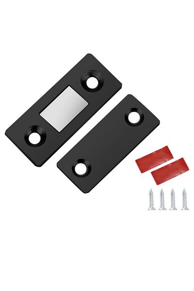 Choice Black With Stickers 2pcs/set Magnetic Cabinet Catches Magnet Door Stops Hidden Door Closer With Scre