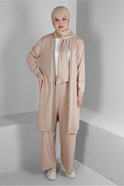 Alvina SET PANTALONI DUBLI DETALIAT STRIPES SIM 20319